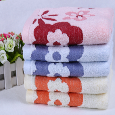 Cotton jacquard towel advertising gift towel