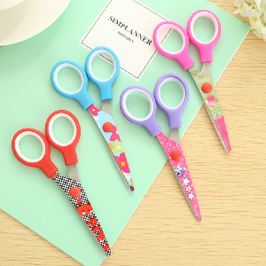 Office Student Home Kitchen stainless steel two-tone scissors cutting a paper wholesale sewing scissors