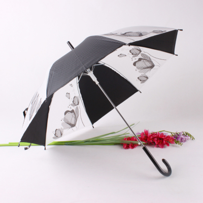 EVA straight printing rain sun protection children's umbrella 