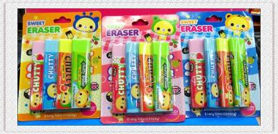 Chewing gum shape erasers, green Eraser, Han panels packing shape erasers, factory outlets