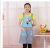 Cotton Cartoon Apron for Women Sleeveless Coverall Kitchen Antifouling Work Clothes Apron for Mom
