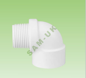 Foreign trade export PVC pipe fittings inside and outside screw elbow pipe 