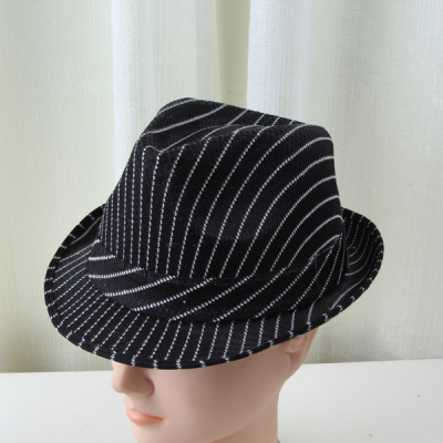 Summer stripes Hat visor permeability Jazz Hat men's travel Hat