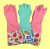 Latex gloves add cotton warm gloves to clean kitchen gloves AJ-30