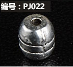 PJ022 Miao silver, Tibetan silver General ex Thai silver beads jewelry beads Tibetan silver DIY accessories