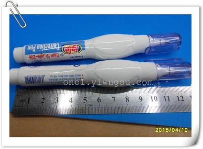 Igle correction pen 206 correction pen, correction fluid, Yiwu, nontoxic, especially white quick-dry