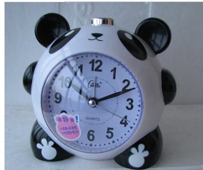 Clock Lazy Alarm Clock Mute Night Light Creative Cute Panda