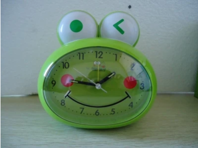 Polaris Quartz Frog Alarm Clock Cute Cartoon Alarm Clock Mute Alarm Clock Night Vision Light Small Alarm Clock Desk Clock