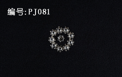 PJ081 Tibetan silver receptacle accessories DIY essential wholesale Tibet silver spacer