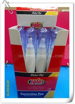 Igle241 specialist correction pen, correction fluid, Yiwu, nontoxic, especially white quick-dry