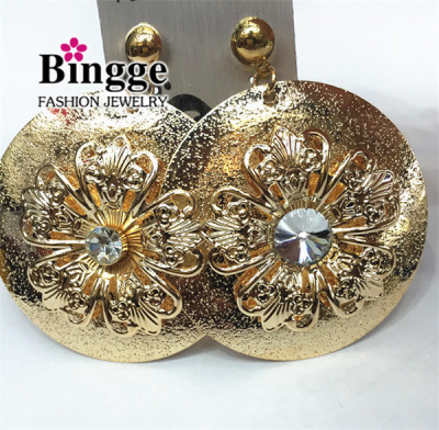 Latest fashion jewellery pieces of iron plating earring