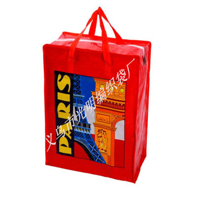 Manufacturers selling the Eiffel Tower printing laminating bags woven bags PP woven bag storage bag
