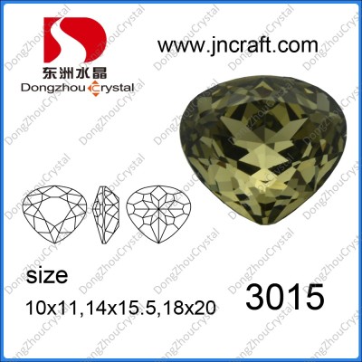 3015 heart - shaped fancy stone