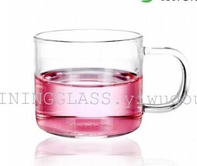 High temperature resistant glass with transparent glass tea cup tea