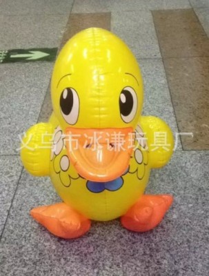 Children's inflatable toys, PVC inflatable toy flower duck