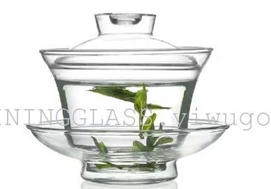 Tea set transparent Pyrex tea pot fire pot flower pot candle burning pot handle