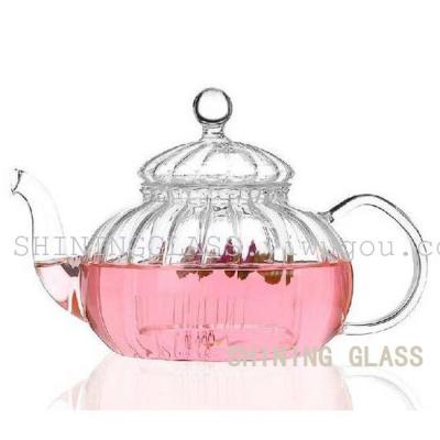  Borosilicate glass handle make  heat resistant glass jug tea pot 
