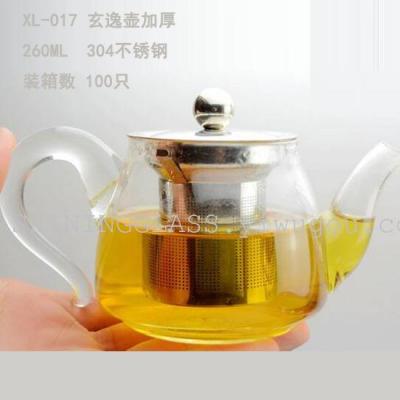 high temperature resistance points of tea ware borosilicate pot