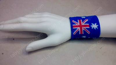 Australia flag ultra-thin breathable knitted wrist band