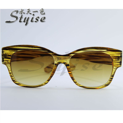 The direct fashion sunglasses female leopard shaped black sunglasses 296-1365