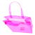 PVC tote bag, sticky bag, solid bag, PVC gift bag