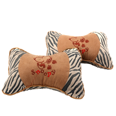 Leopard embroidered car shoulder shoulder pad pillow pillow sleeping pillow neck pillow cushion