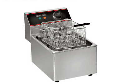 Commercial single-cylinder thickening electric counter top Fryer cooker deep Fryer electric fryers frying French fries  