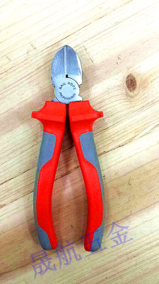 Boutique CRV hammered nickel plated bolt pliers 6 inch diagonal cutting plier, hardware and tools