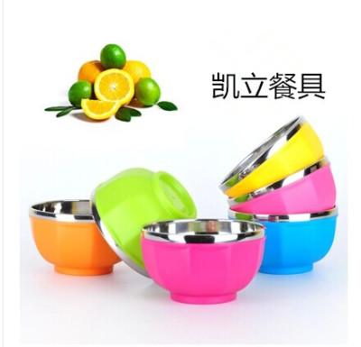 Korean Style Drop-Proof and Hot-Proof Color Bowl