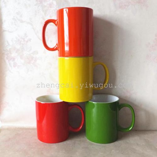 Mug Color Glaze Ceramic Cup Advertising Promotion Cup OEM Customized Cup 