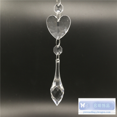 DIY handmade beaded beads transparent transparent pendant with transparent acrylic beads wedding essential