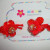 Express hair ornaments acrylic beads headwear new rubber band hot shot style manufacturers direct