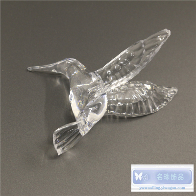 New wings and bird matching clear Crystal acrylic accessories supply