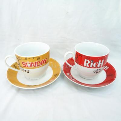 Coffee cups and saucers ceramic Cup and saucer promotional coffee cup and saucer