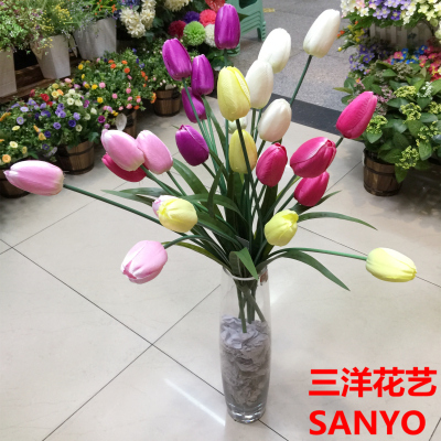 New products simulation 5 Tulip flower plastic flowers flowers
