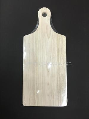 Imports of natural rubber and wooden paddle-shaped wooden cutting board pizza plates