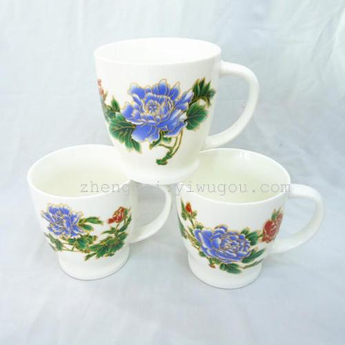 Magnesium Porcelain Coffee Cup imitation Bone China Ceramic Cup Advertising Promotion Cup 