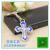 Christ series blue cross key button alloy key button metal key ring