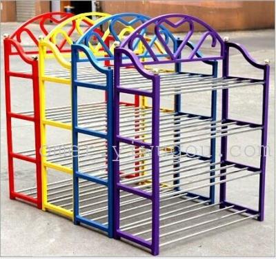 Color steel removable backrest pad new upgraded version of the four-layer composite shoecolored shoe rack