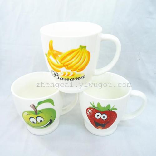 Magnesium Porcelain Coffee Cup Imitation Bone China Ceramic Cup Advertising Promotion Cup Mug 