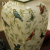 American crafts village hand-painted white bedroom bedside lamp ceramic table lamps home accessories and bird decoration 