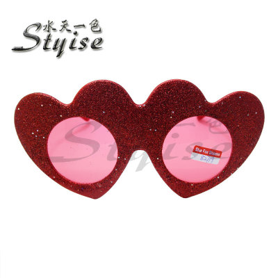 The party 013-625 sunglasses sunglasses heart-shaped Christmas party
