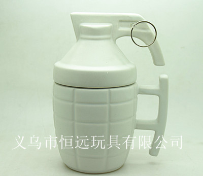Creative coffee cup mug ceramic mug new grenades grenade milk glass novelty products