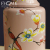 Handicraft ceramic canister-style painted cherry Warbler home accessories gift ornaments move daily trumpet