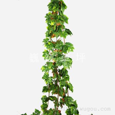 Simulation of artificial plants grape leaf vines bridal vines vines