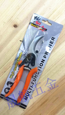 Luxury Orange handle cut flower scissors garden shears pruning shears, pruning shears pruning shears hardware tools