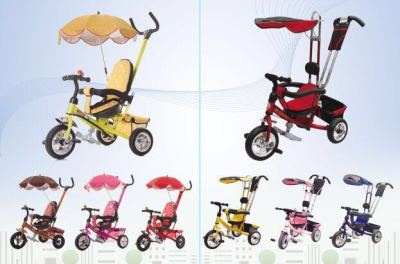 The Children 's three - wheeled bicycle buggy