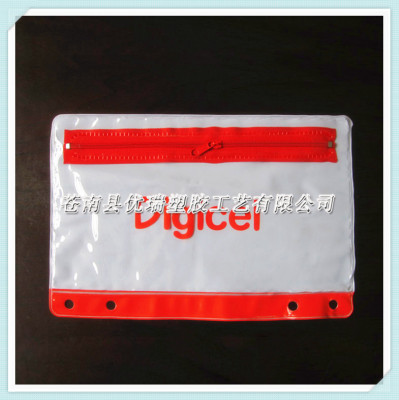 PVC bag with zipper PVC pencil case PVC stationery bag