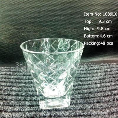 At the end of round high quality glass white glass creative glass