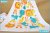 Cotton Waffle Honeycomb Gauze Baby Children Cartoon Printed Bath Towel Towel Square Washcloth 60*120